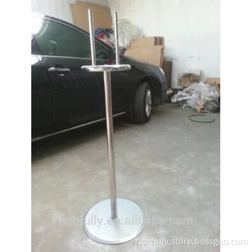 Supermarket Stainless Steel single-end/double-end Plastic Package Bag Holder seat Rack